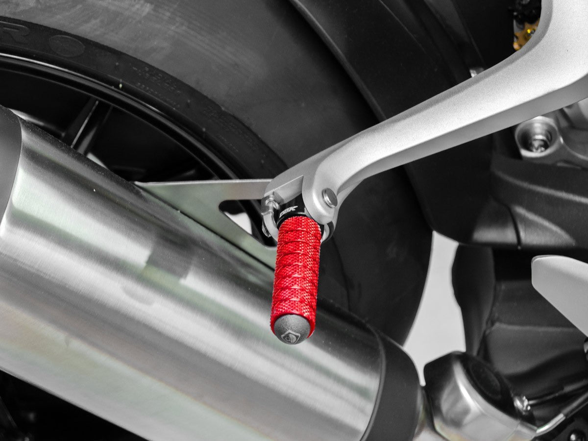 DBK DUCABIKE KPDM01+KAPM11 Ducati Footpegs (passenger; sport version; including adapters) – Accessories in the Motoraider Motorcycle Aftermarket Accessories and Parts Online Shop