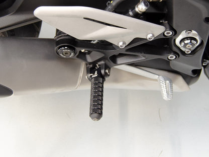 DBK DUCABIKE KPDM01+KAPM11 Ducati Footpegs (passenger; sport version; including adapters) – Accessories in the Motoraider Motorcycle Aftermarket Accessories and Parts Online Shop