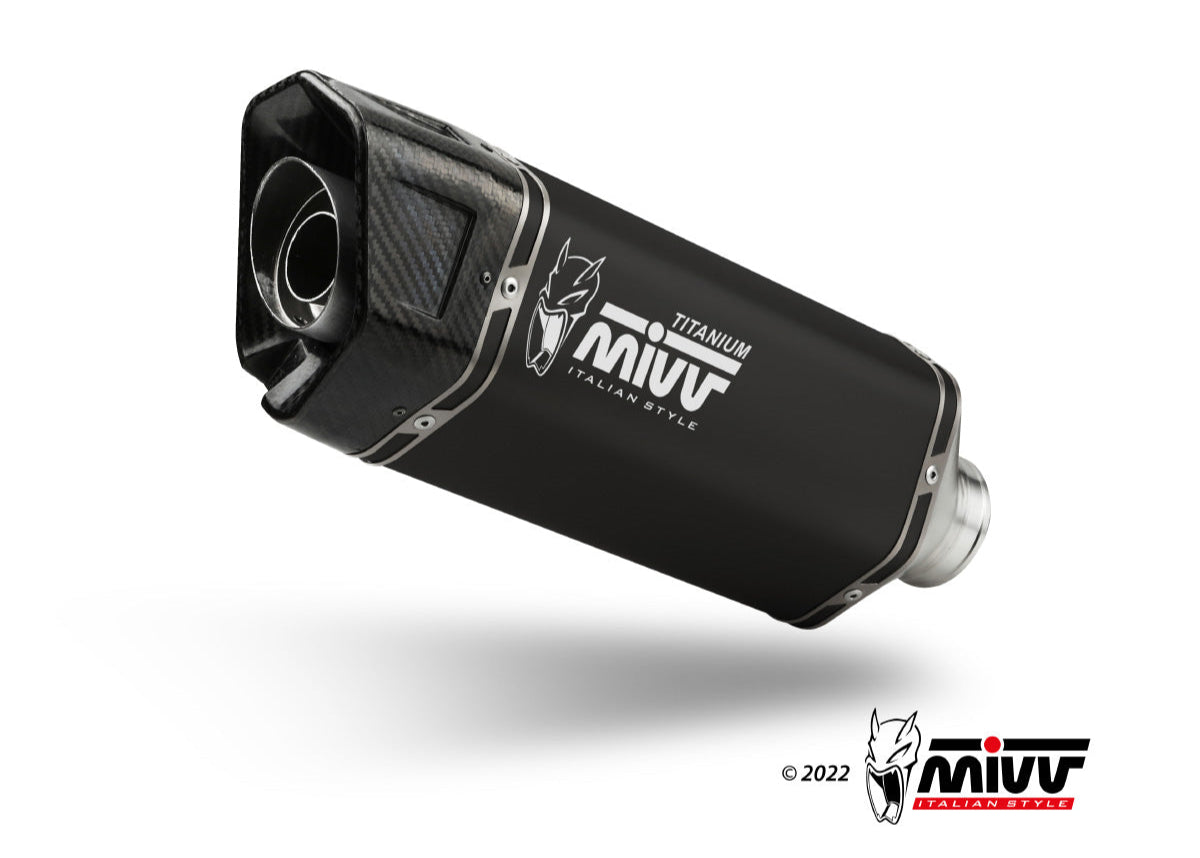 MIVV A.019 Aprilia Tuono V4 1100 (2021+) Slip-on Exhaust "SR-1" (black; not approved) – Accessories in the 2WheelsHero Motorcycle Aftermarket Accessories and Parts Online Shop
