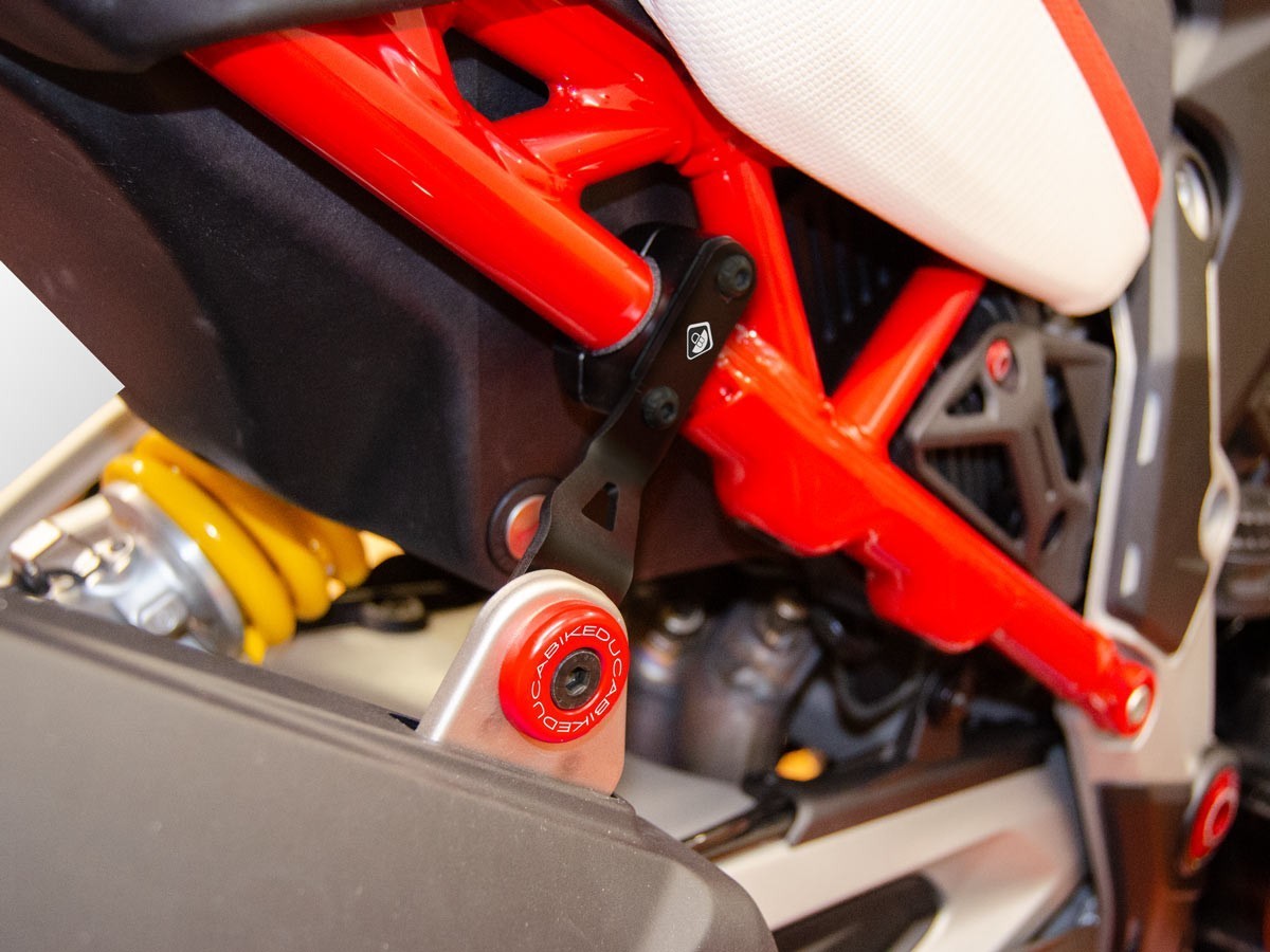 SS03 - DUCABIKE Ducati Multistrada V4 (2021+) Exhaust Support – Accessories in the Motoraider Motorcycle Aftermarket Accessories and Parts Online Shop