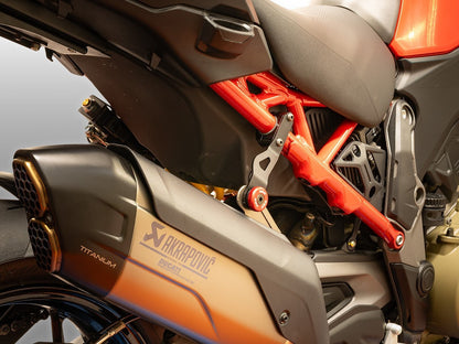 DBK DUCABIKE SS05 Ducati Multistrada V4 / V4S (2025+) Exhaust Support – Accessories in the Motoraider Motorcycle Aftermarket Accessories and Parts Online Shop