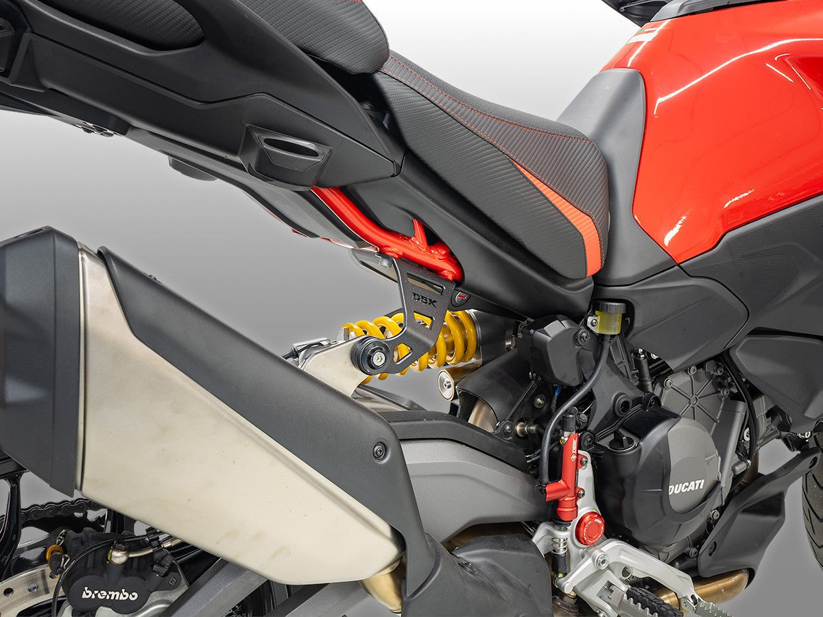 DBK DUCABIKE SS06 Ducati Multistrada V2 / V2S (2025+) Exhaust Support – Accessories in the Motoraider Motorcycle Aftermarket Accessories and Parts Online Shop