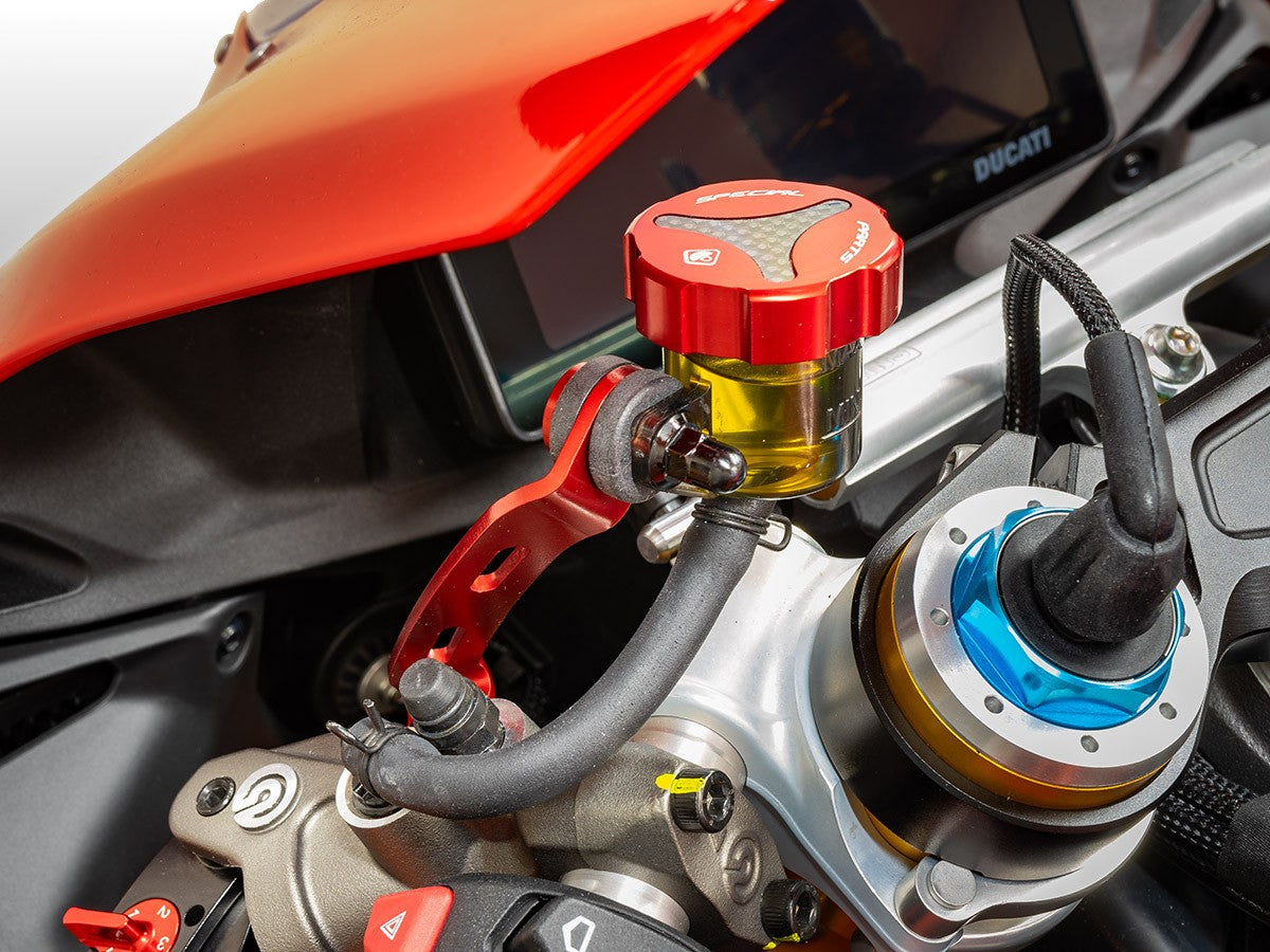 STA17 - DBK Ducati Panigale V4 / V4S (2025+) Clutch Fluid Reservoir Support – Accessories in the Motoraider Motorcycle Aftermarket Accessories and Parts Online Shop