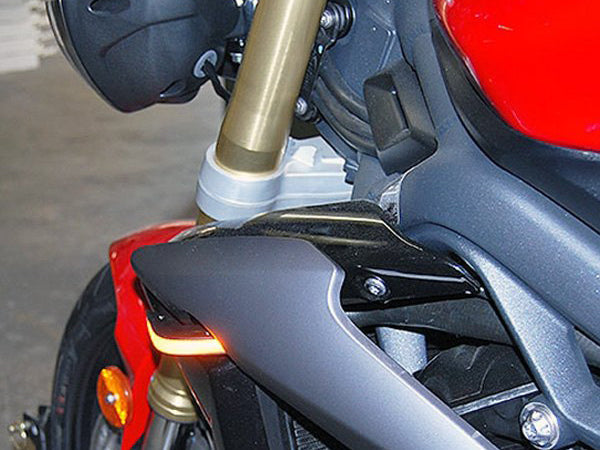 NEW RAGE CYCLES Triumph STREET TRIPLE LED Front Turn Signals (2013 – 2017) – Accessories in the 2WheelsHero Motorcycle Aftermarket Accessories and Parts Online Shop