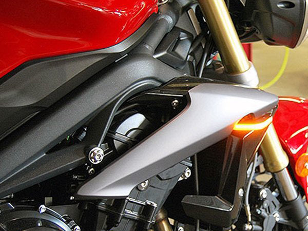 NEW RAGE CYCLES Triumph STREET TRIPLE LED Front Turn Signals (2013 – 2017) – Accessories in the 2WheelsHero Motorcycle Aftermarket Accessories and Parts Online Shop