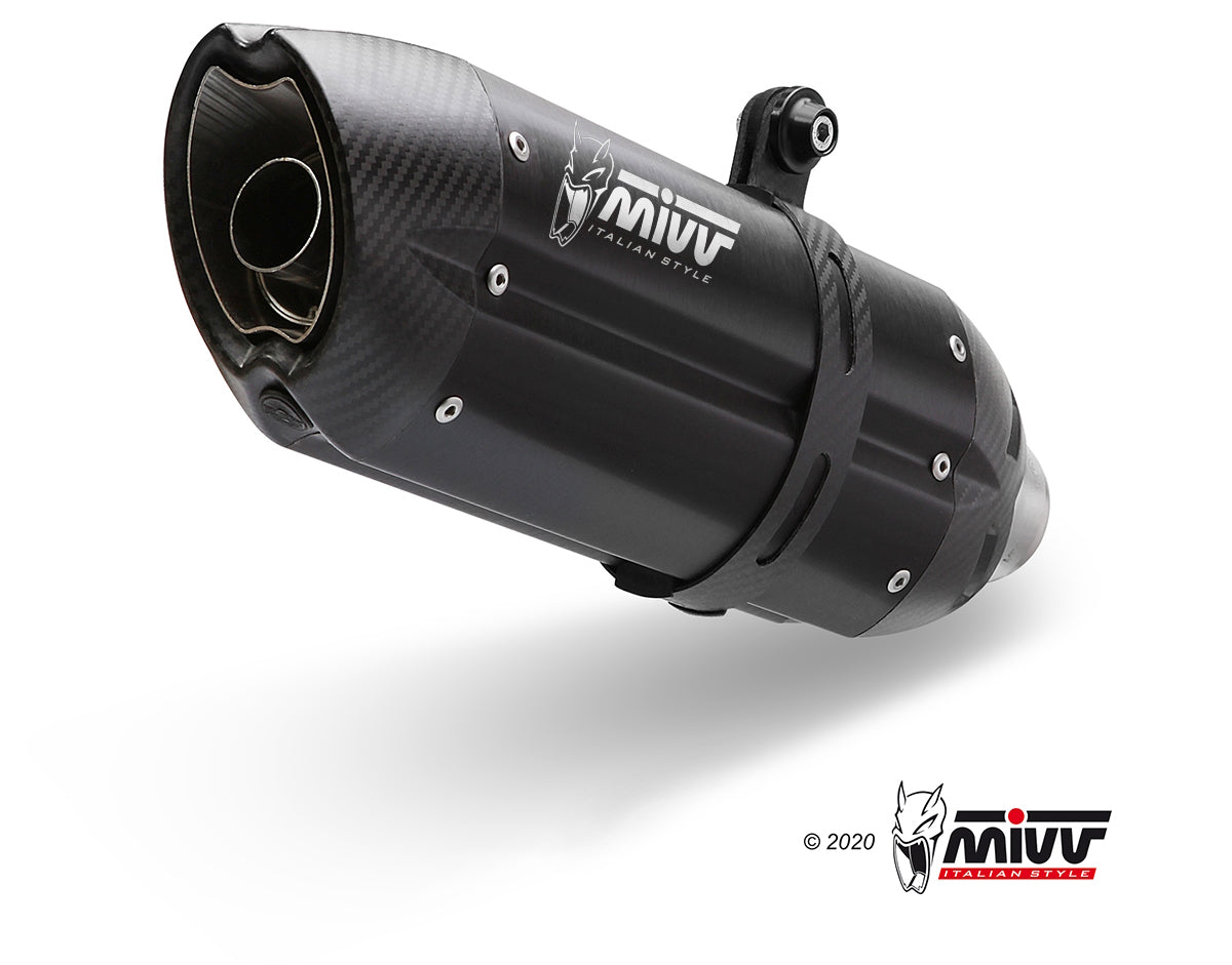 MIVV KT.003 KTM 690 SUPERMOTO ( 2007 / 12 ) Dual Bolt-on Exhaust "Suono" ( black; approved) – Accessories in the 2WheelsHero Motorcycle Aftermarket Accessories and Parts Online Shop