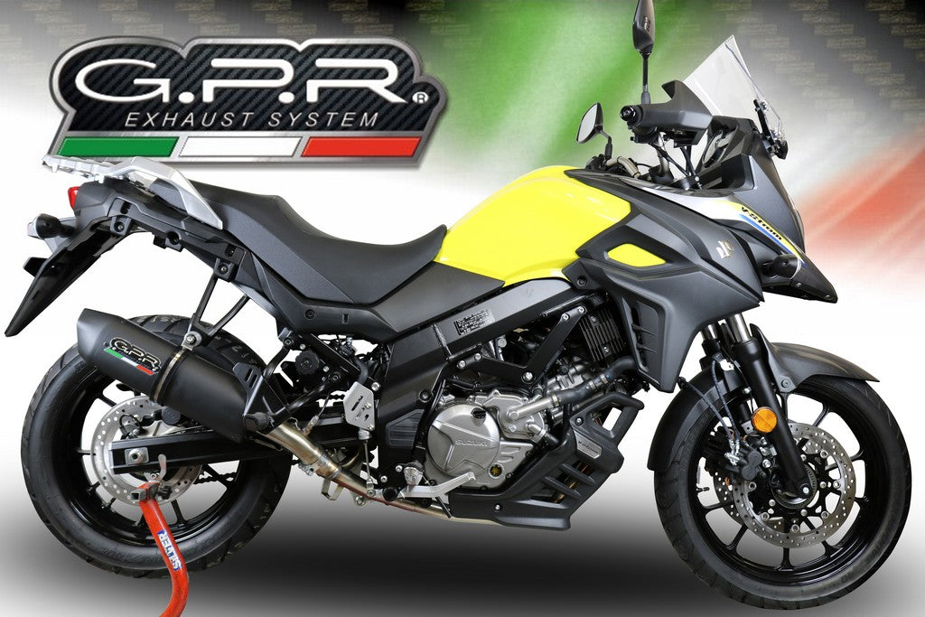 GPR Suzuki DL650 V-Strom (2017+) Full Exhaust System "Furore Evo 4 Nero" (EU homologated) – Accessories in the 2WheelsHero Motorcycle Aftermarket Accessories and Parts Online Shop