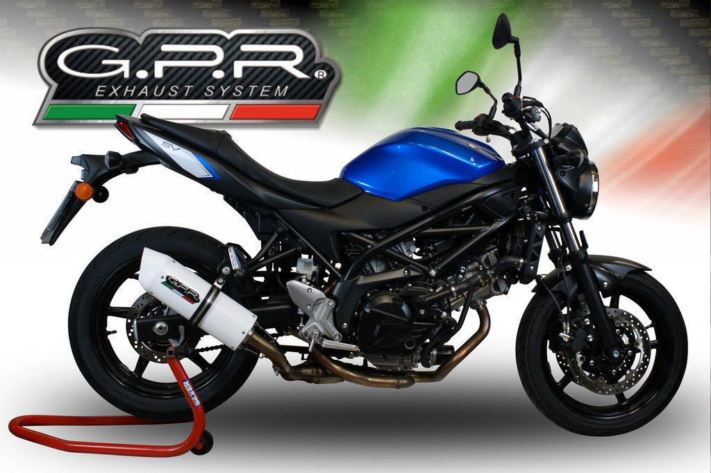 GPR Suzuki SV650 (2016 – ) Slip-on Exhaust "Albus Evo 4" (EU homologated) – Accessories in the 2WheelsHero Motorcycle Aftermarket Accessories and Parts Online Shop