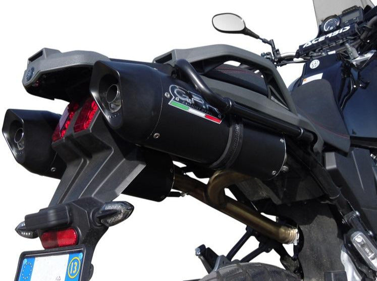 GPR Yamaha XT660Z Ténéré Dual Slip-on Exhaust "Furore Nero" (EU homologated) – Accessories in the 2WheelsHero Motorcycle Aftermarket Accessories and Parts Online Shop