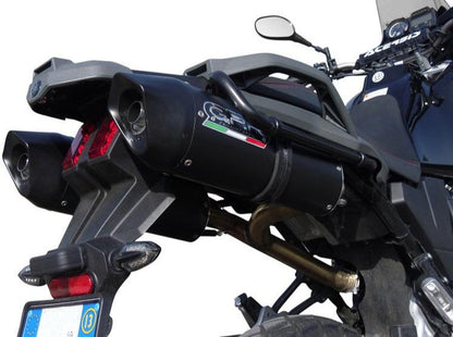 GPR Yamaha XT660Z Ténéré Dual Slip-on Exhaust "Furore Nero" (EU homologated) – Accessories in the 2WheelsHero Motorcycle Aftermarket Accessories and Parts Online Shop