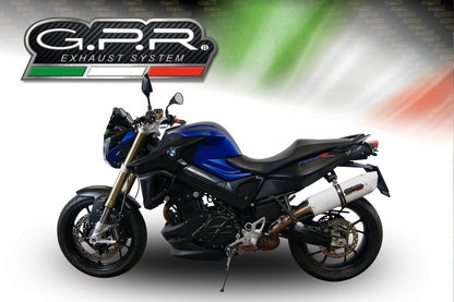 GPR BMW F800R (09/14) Slip-on Exhaust "Albus Ceramic" – Accessories in the 2WheelsHero Motorcycle Aftermarket Accessories and Parts Online Shop