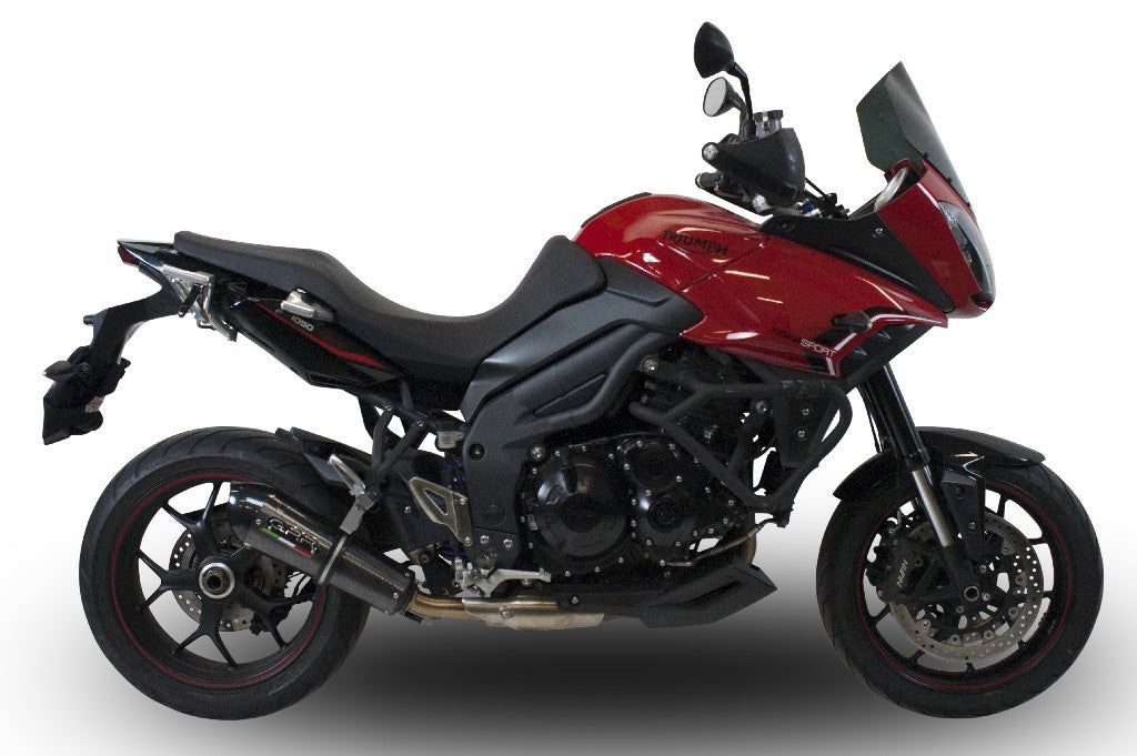 GPR Triumph Tiger 1050 Sport (2017 – ) Slip-on Exhaust "GP Evo 4 Poppy" (EU homologated) – Accessories in the 2WheelsHero Motorcycle Aftermarket Accessories and Parts Online Shop
