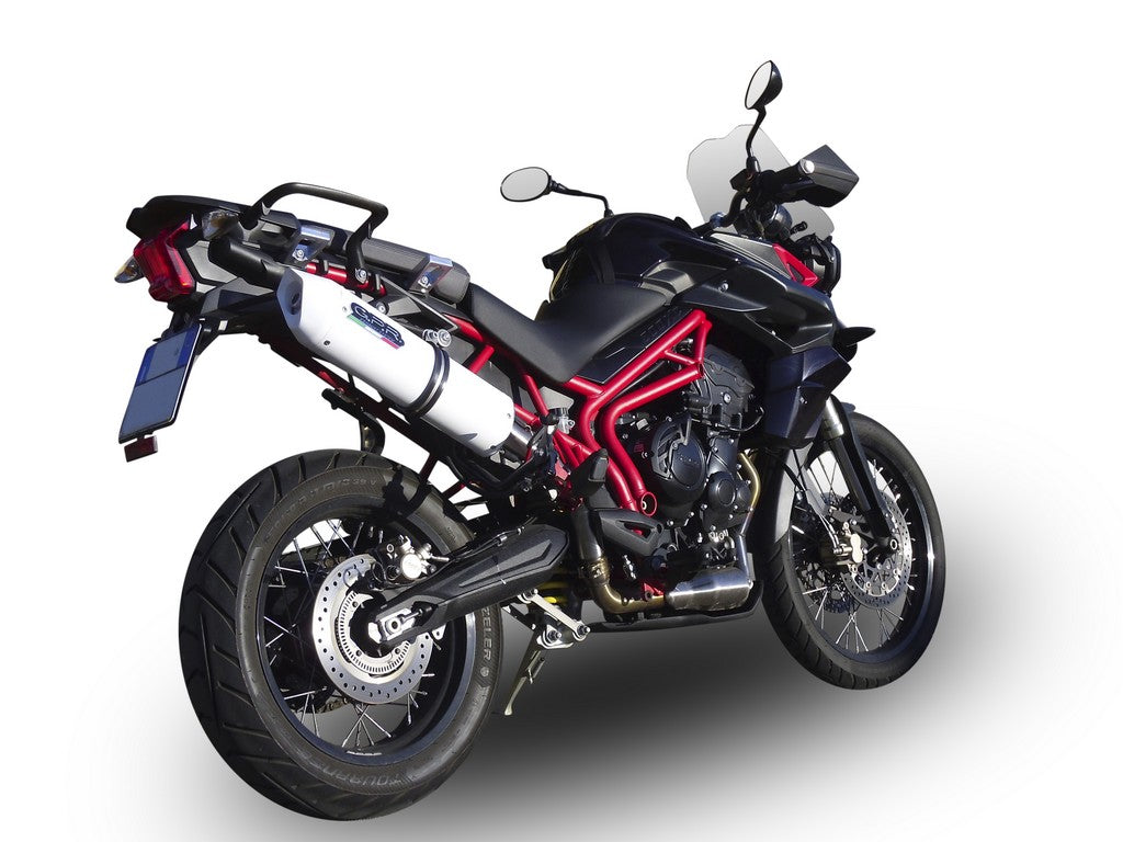 GPR Triumph Tiger 800 (2018 – ) Slip-on Exhaust "Albus Evo 4" (EU homologated) – Accessories in the 2WheelsHero Motorcycle Aftermarket Accessories and Parts Online Shop