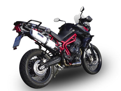 GPR Triumph Tiger 800 (10/17) Slip-on Exhaust "Albus Ceramic" (EU homologated) – Accessories in the 2WheelsHero Motorcycle Aftermarket Accessories and Parts Online Shop