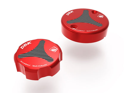 DBK TLS01 Moto Guzzi V100 / Stelvio Front Fluid Tanks Caps – Accessories in the Motoraider Motorcycle Aftermarket Accessories and Parts Online Shop