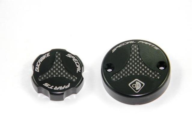 DBK TLS01 Moto Guzzi V100 / Stelvio Front Fluid Tanks Caps – Accessories in the Motoraider Motorcycle Aftermarket Accessories and Parts Online Shop