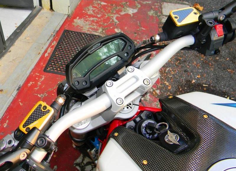 TLS02 - DUCABIKE Ducati Monster / Hypermotard Front Fluid Tanks caps – Accessories in the Motoraider Motorcycle Aftermarket Accessories and Parts Online Shop