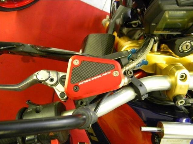 TLS03 - DUCABIKE Ducati Front Fluid Tanks caps – Accessories in the Motoraider Motorcycle Aftermarket Accessories and Parts Online Shop