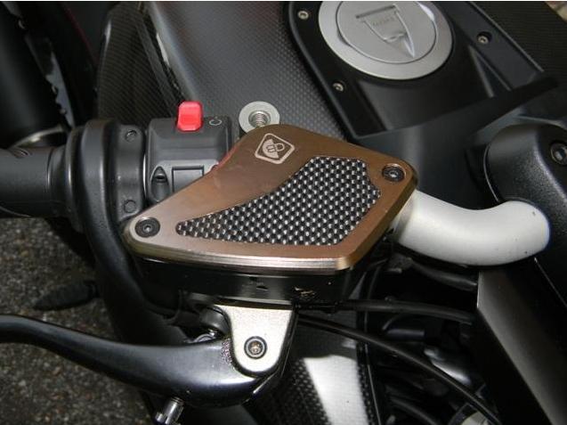 TLS05 - DUCABIKE Ducati Diavel / XDiavel Front Fluid Tanks caps – Accessories in the Motoraider Motorcycle Aftermarket Accessories and Parts Online Shop