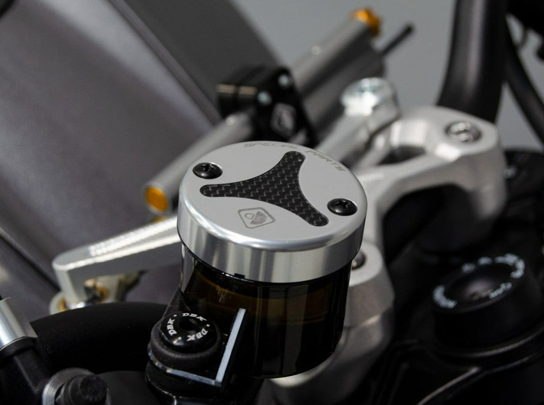 TLS09 - DBK Triumph Street Triple 765 Front/Rear Brake Fluid Tank Cap – Accessories in the Motoraider Motorcycle Aftermarket Accessories and Parts Online Shop