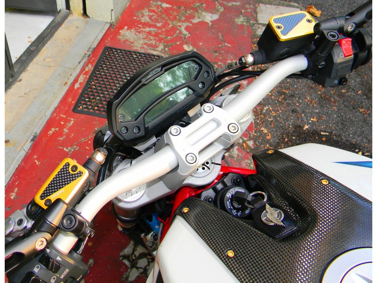 TLS12 - DUCABIKE Ducati Scrambler Front Fluid Tanks caps – Accessories in the Motoraider Motorcycle Aftermarket Accessories and Parts Online Shop
