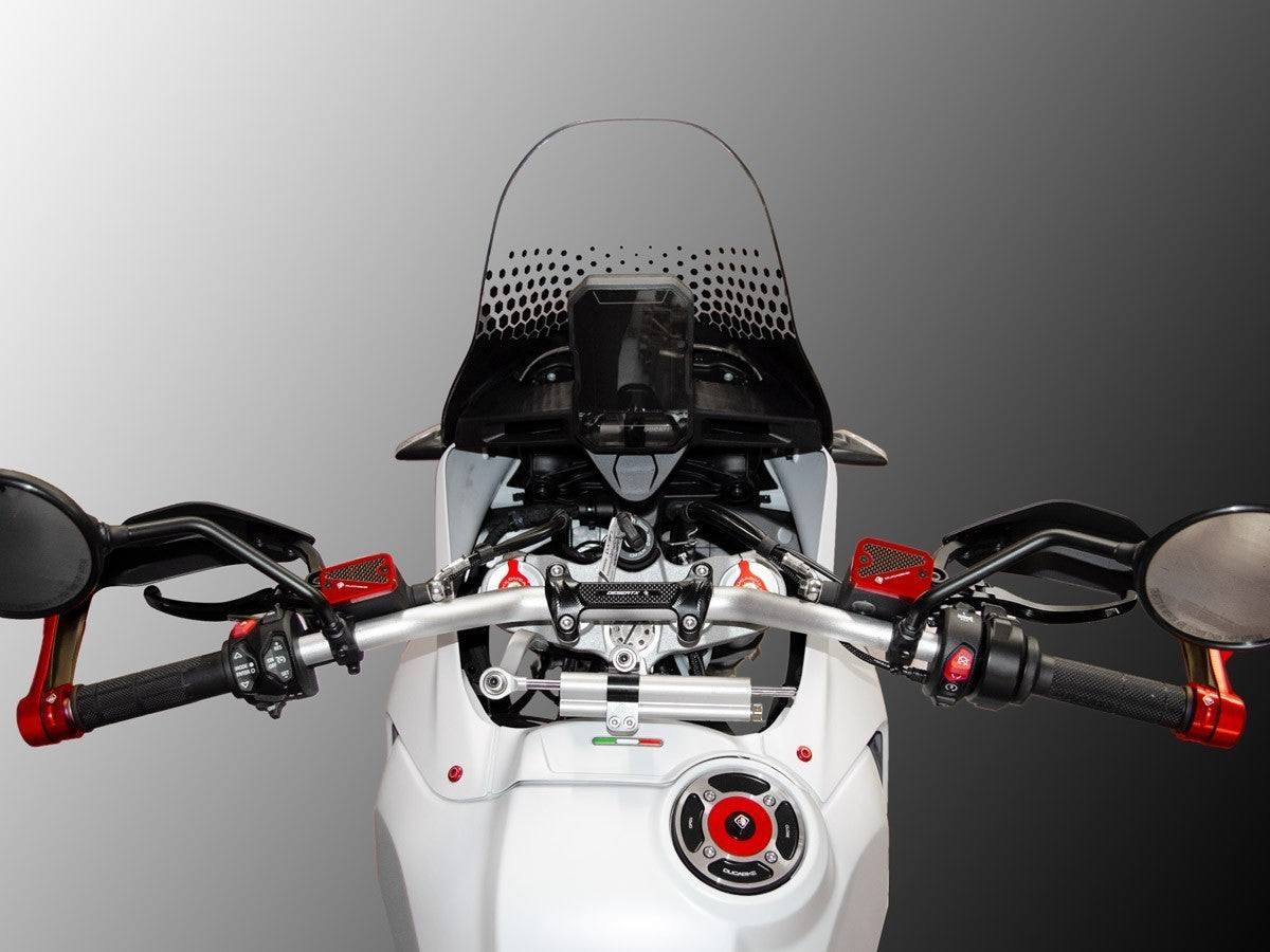 TLS13 - DBK Ducati DesertX / Scrambler 800 / 1100 (2015+) Brake / Clutch Fluid Tank Caps (Pair) – Accessories in the Motoraider Motorcycle Aftermarket Accessories and Parts Online Shop
