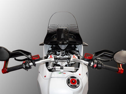 TLS13 - DBK Ducati DesertX / Scrambler 800 / 1100 (2015+) Brake / Clutch Fluid Tank Caps (Pair) – Accessories in the Motoraider Motorcycle Aftermarket Accessories and Parts Online Shop