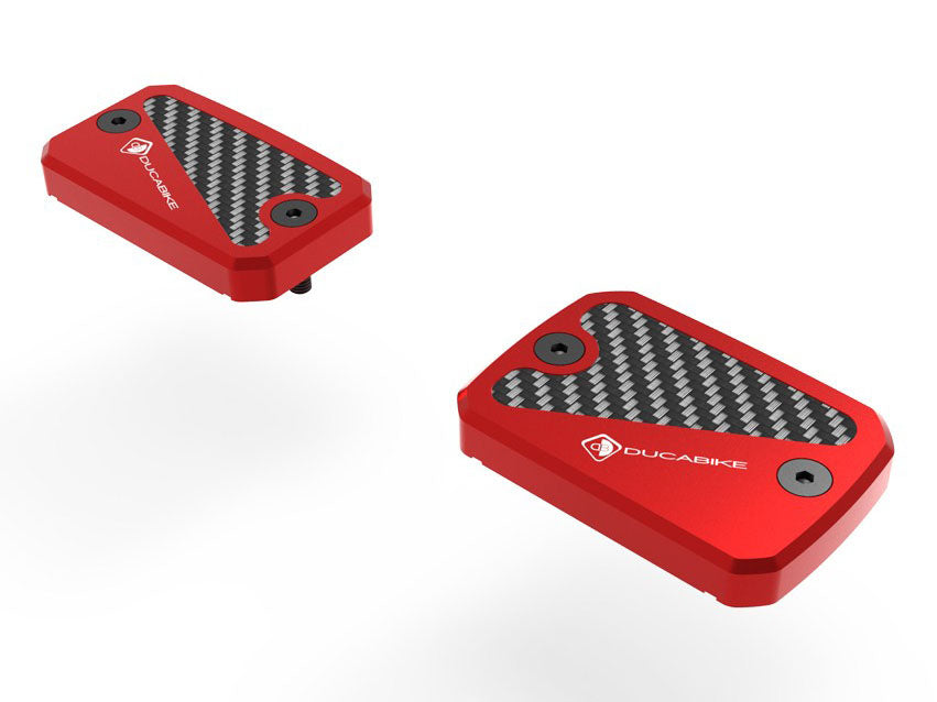 TLS13 - DBK Ducati DesertX / Scrambler 800 / 1100 (2015+) Brake / Clutch Fluid Tank Caps (Pair) – Accessories in the Motoraider Motorcycle Aftermarket Accessories and Parts Online Shop