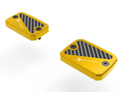TLS13 - DBK Ducati DesertX / Scrambler 800 / 1100 (2015+) Brake / Clutch Fluid Tank Caps (Pair) – Accessories in the Motoraider Motorcycle Aftermarket Accessories and Parts Online Shop
