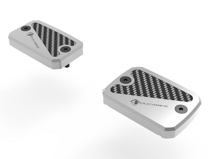 TLS13 - DBK Ducati DesertX / Scrambler 800 / 1100 (2015+) Brake / Clutch Fluid Tank Caps (Pair) – Accessories in the Motoraider Motorcycle Aftermarket Accessories and Parts Online Shop