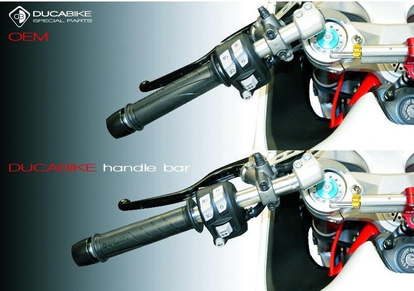 TM03 - DUCABIKE Ducati Scrambler / SuperSport Handlebar Tubes (adjustable 10 degrees) – Accessories in the Motoraider Motorcycle Aftermarket Accessories and Parts Online Shop