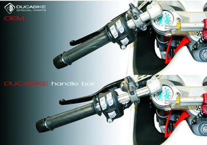 TM03 - DUCABIKE Ducati Scrambler / SuperSport Handlebar Tubes (adjustable 10 degrees) – Accessories in the Motoraider Motorcycle Aftermarket Accessories and Parts Online Shop