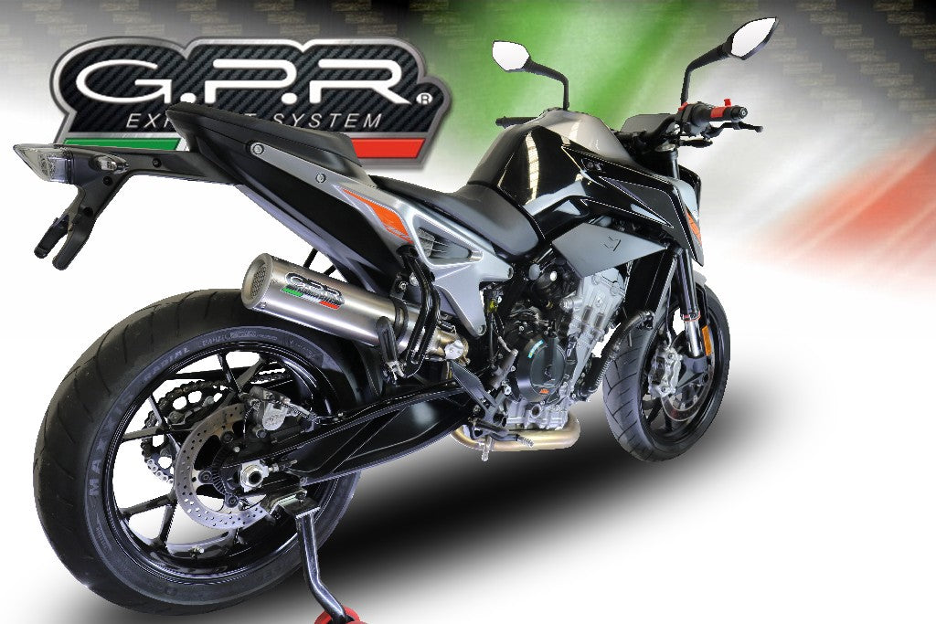 GPR KTM 790 / 890 Duke Slip-on Exhaust "M3 Titanium Natural" – Accessories in the 2WheelsHero Motorcycle Aftermarket Accessories and Parts Online Shop