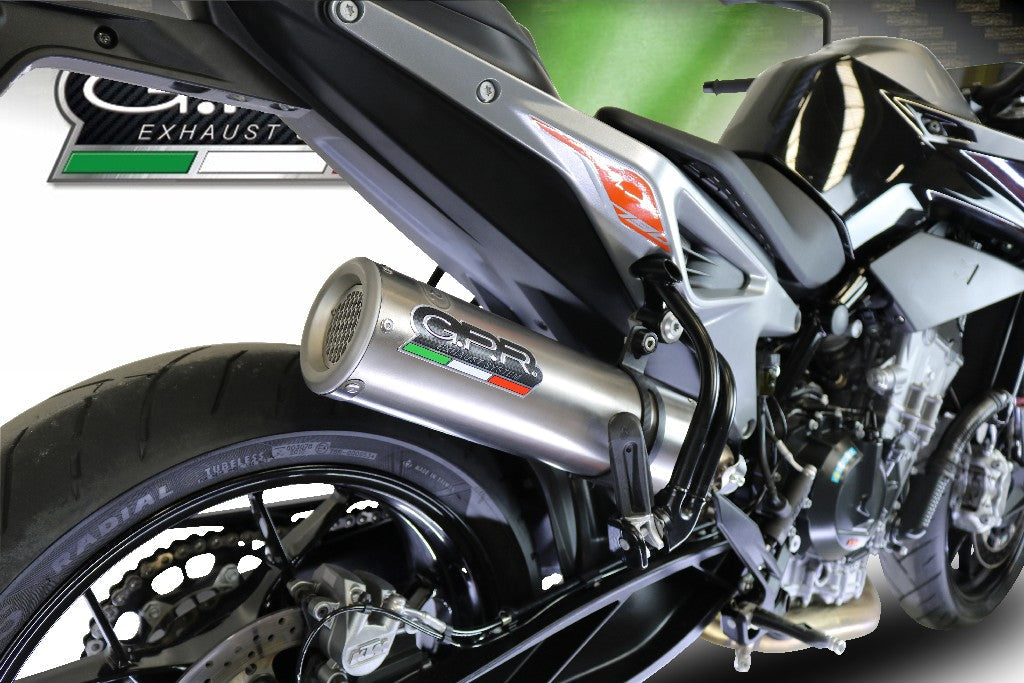 GPR KTM 790 / 890 Duke Slip-on Exhaust "M3 Titanium Natural" – Accessories in the 2WheelsHero Motorcycle Aftermarket Accessories and Parts Online Shop