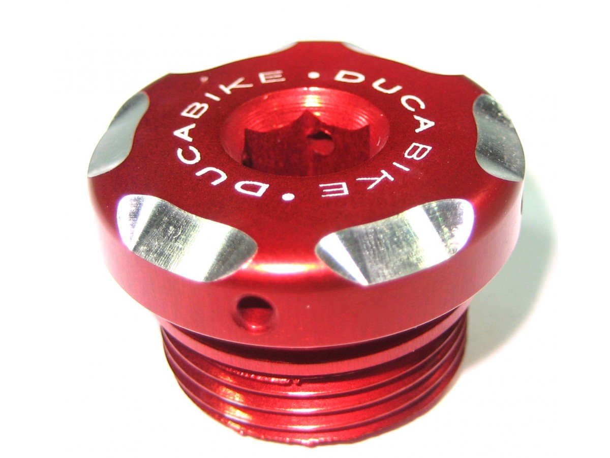 TOS01 - DUCABIKE Ducati Engine Oil Cap – Accessories in the Motoraider Motorcycle Aftermarket Accessories and Parts Online Shop