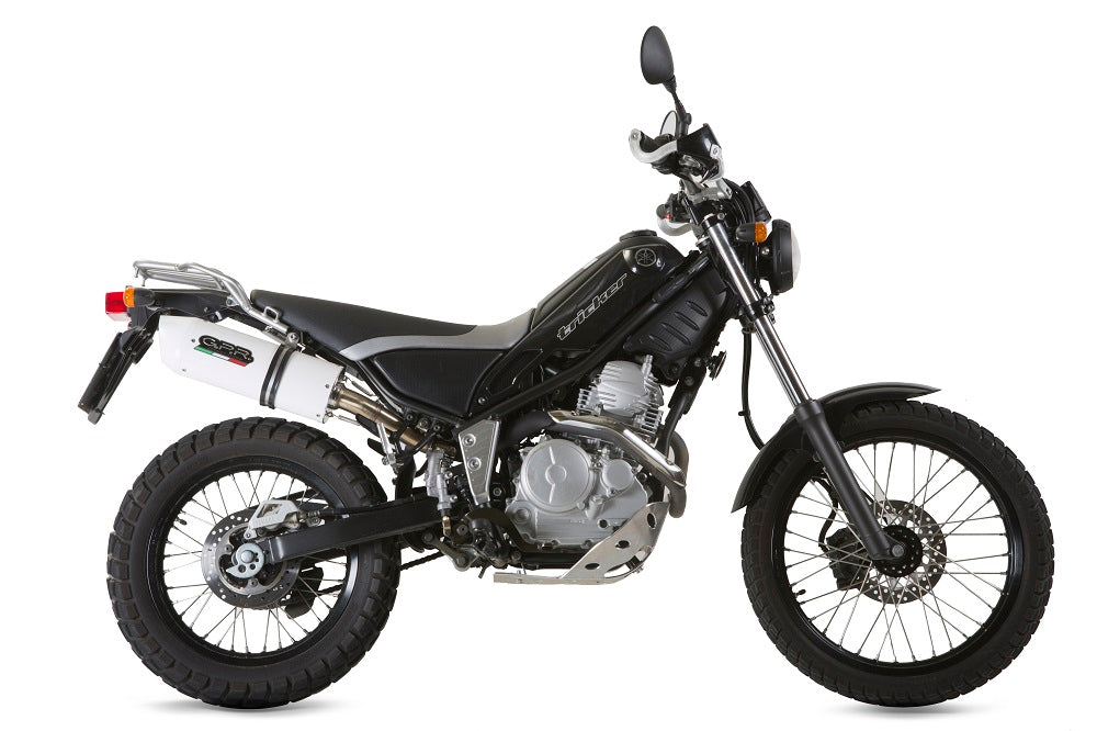 GPR Yamaha XG250 Tricker Full Exhaust System "Albus Ceramic" (EU homologated) – Accessories in the 2WheelsHero Motorcycle Aftermarket Accessories and Parts Online Shop