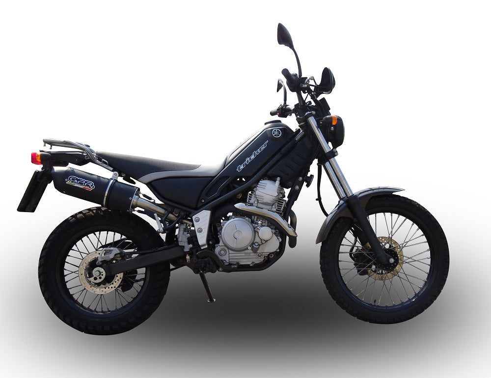 GPR Yamaha XG250 Tricker Full Exhaust System "Furore Nero" (EU homologated) – Accessories in the 2WheelsHero Motorcycle Aftermarket Accessories and Parts Online Shop