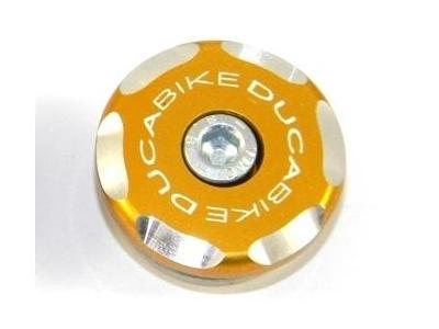 TRS02 - DUCABIKE Ducati Front Wheel Cap (left; bi-color) – Accessories in the Motoraider Motorcycle Aftermarket Accessories and Parts Online Shop