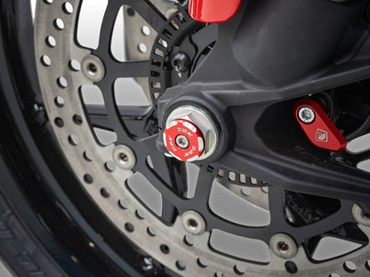 DBK DUCABIKE TRS04 Ducati Front Wheel Cap (left; bi-color) – Accessories in the Motoraider Motorcycle Aftermarket Accessories and Parts Online Shop