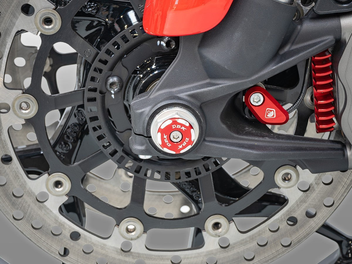 DBK DUCABIKE TRS04 Ducati Front Wheel Cap (left; bi-color) – Accessories in the Motoraider Motorcycle Aftermarket Accessories and Parts Online Shop