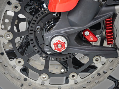 DBK DUCABIKE TRS04 Ducati Front Wheel Cap (left; bi-color) – Accessories in the Motoraider Motorcycle Aftermarket Accessories and Parts Online Shop