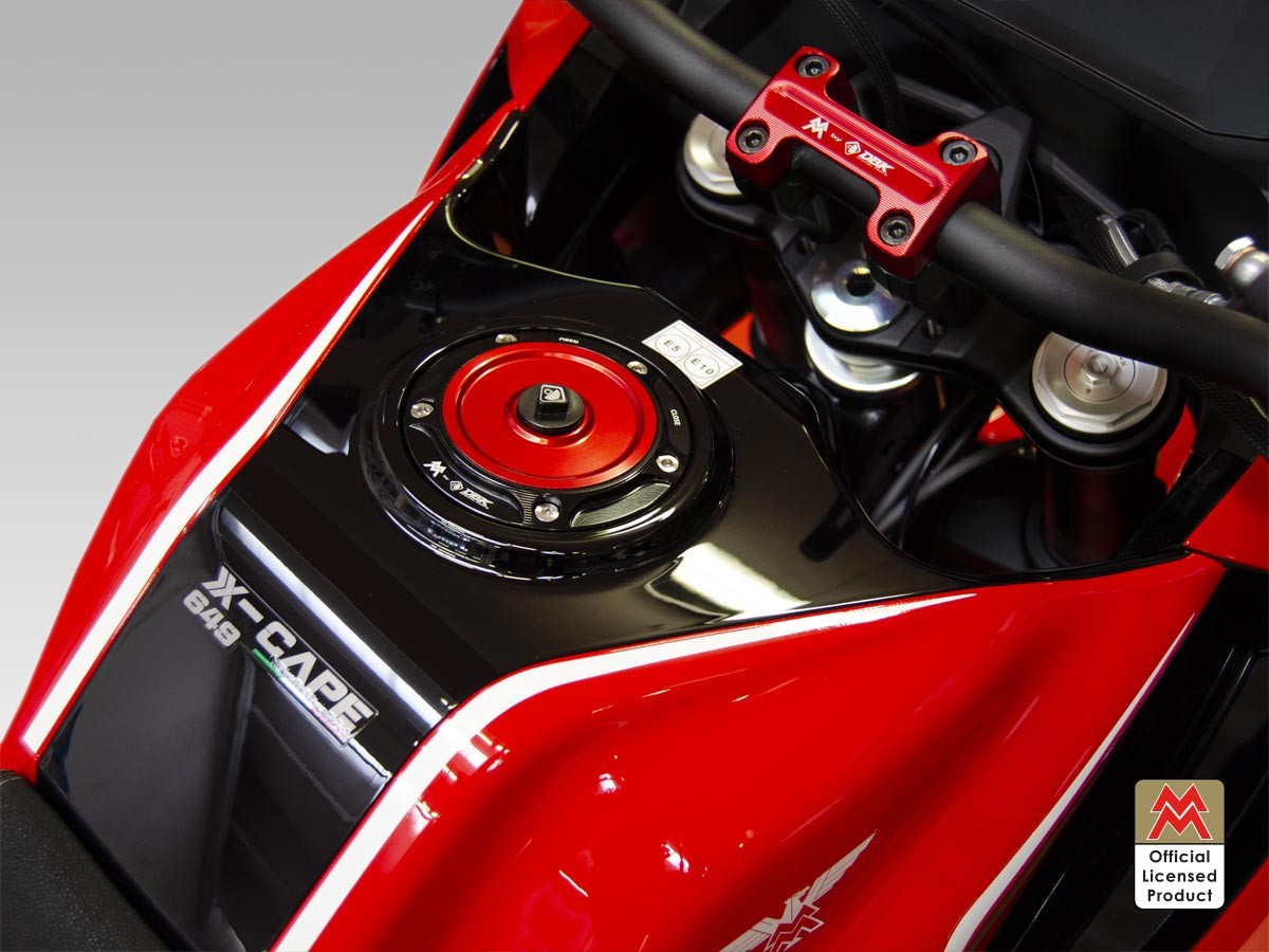 TSB08D - DBK Moto Morini Seiemezzo SCR / STR / X-Cape 650 (2021+) Fuel Tank Cap Kit – Accessories in the Motoraider Motorcycle Aftermarket Accessories and Parts Online Shop