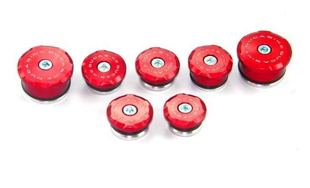 TT109801 - DUCABIKE Ducati 1098/1198/848 Frame Plugs – Accessories in the Motoraider Motorcycle Aftermarket Accessories and Parts Online Shop