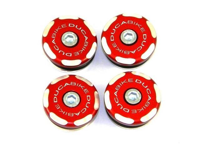 TT95902 - DUCABIKE Ducati Panigale 1299 / 959 / V2 (20/24) Frame Plugs (bi-color) – Accessories in the Motoraider Motorcycle Aftermarket Accessories and Parts Online Shop