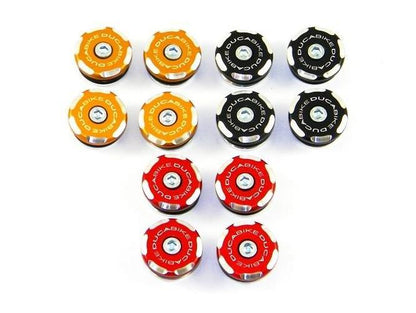 TT95902 - DUCABIKE Ducati Panigale 1299 / 959 / V2 (20/24) Frame Plugs (bi-color) – Accessories in the Motoraider Motorcycle Aftermarket Accessories and Parts Online Shop