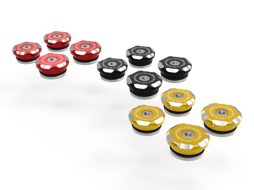 TTDSX02 - DBK Ducati DesertX 937 / Rally (2022+) Frame Plugs Kit "Bicolor" (4pcs) – Accessories in the Motoraider Motorcycle Aftermarket Accessories and Parts Online Shop
