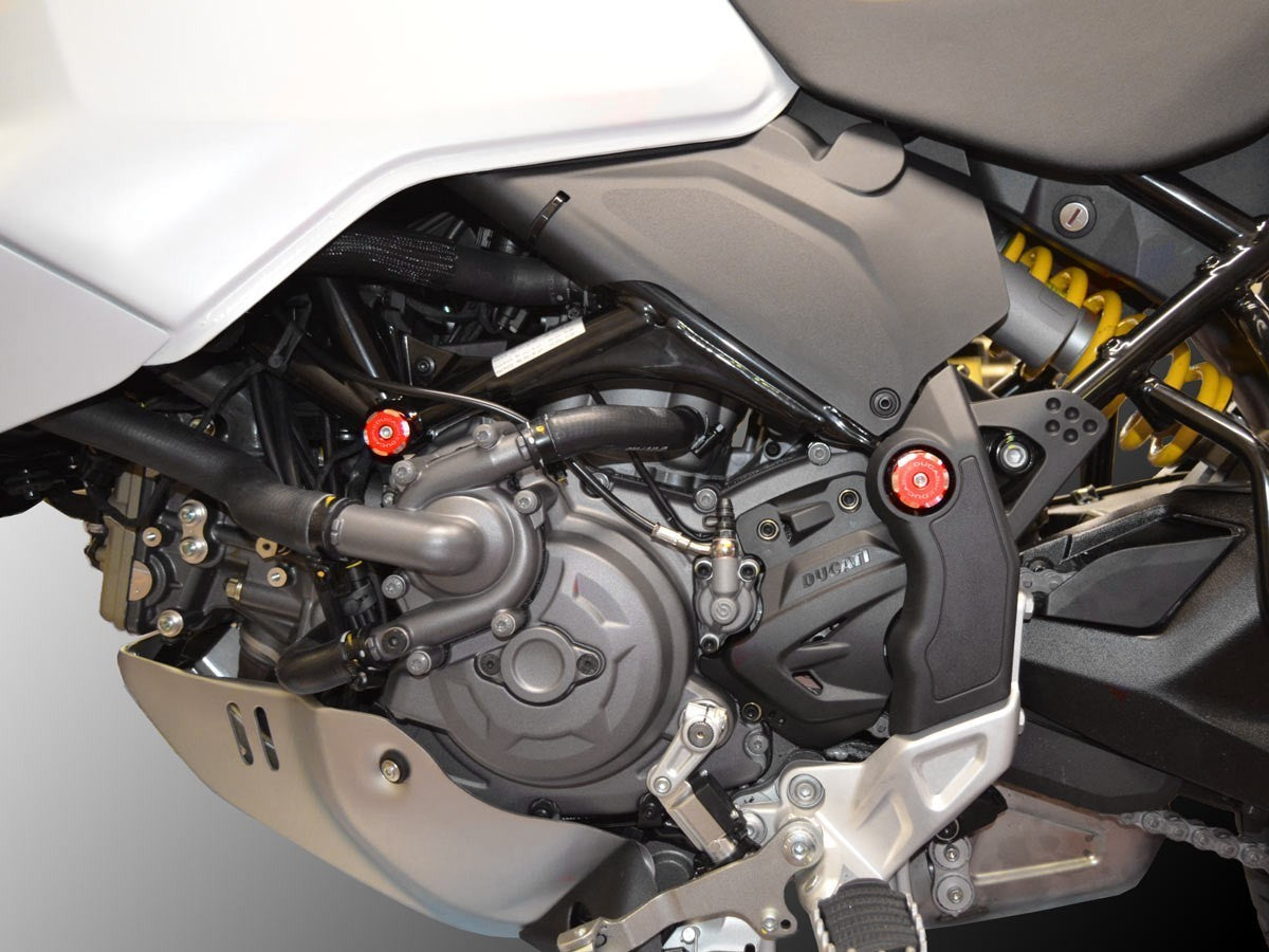 TTDSX02 - DBK Ducati DesertX 937 / Rally (2022+) Frame Plugs Kit "Bicolor" (4pcs) – Accessories in the Motoraider Motorcycle Aftermarket Accessories and Parts Online Shop