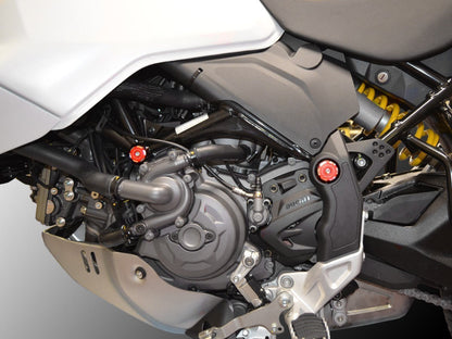 TTDSX02 - DBK Ducati DesertX 937 / Rally (2022+) Frame Plugs Kit "Bicolor" (4pcs) – Accessories in the Motoraider Motorcycle Aftermarket Accessories and Parts Online Shop