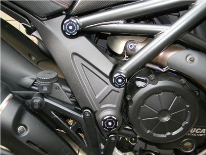 TTDV02 - DUCABIKE Ducati Diavel 1200 Frame Plugs – Accessories in the Motoraider Motorcycle Aftermarket Accessories and Parts Online Shop