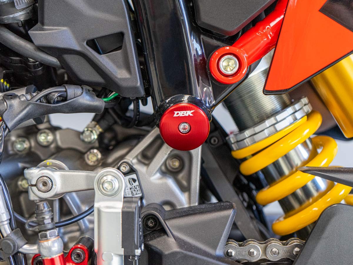 TTEL01 - DBK Ducati Hypermotard 698 Mono (2024+) Frame Plugs Kit – Accessories in the Motoraider Motorcycle Aftermarket Accessories and Parts Online Shop